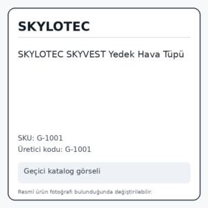 SKYLOTEC SKYVEST Yedek Hava Tüpü SKYLOTEC SKYVEST Yedek Hava Tüpü