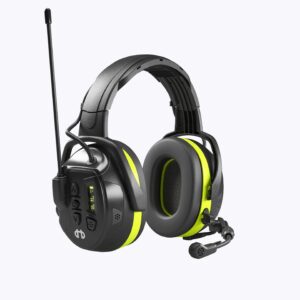 Hellberg Earmuff Electronıcal Local 446a Bluetooth Telsiz Frekanslı Aktif Gürültü Ses Seviye Kontrollü Kulaklık