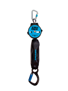 Irudek Miniblok C EDGE Webbing Geri Sarımlı Lanyard 2m. +Alu 21,5mm Karabina