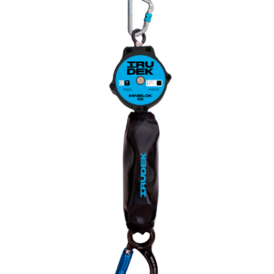 Irudek Miniblok C EDGE Webbing Geri Sarımlı Lanyard 2m. +Alu 21,5mm Karabina