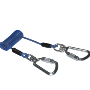 Irudek PRS3 Tether Flex Tek kol çİft karabinalı Alet Lanyardı