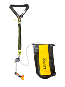 Irudek Rk3 Rescue Kit 30m Halatlı Haulerbiner 105cm + D4 + CTA01 Kurtarma Seti
