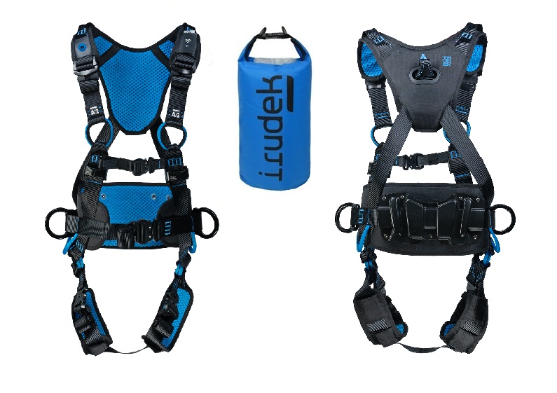 Irudek Wind 4 PRO L-XXL Bel Destekli Wind Enerji ve Kapalı Alan Kurtarma Emniyet Kemeri Otomatik tokalı