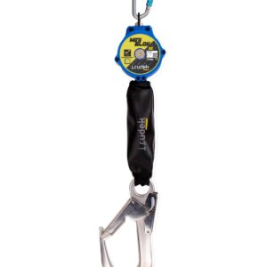 Irudek Miniblok H EDGE Webbing Geri Sarımlı Lanyard 2m. + Alu 60mm Kancalı