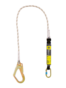 Irudek 362/100cm Şok Emicili Tek Kollu Lanyard -Çelik 55mm Kancalı