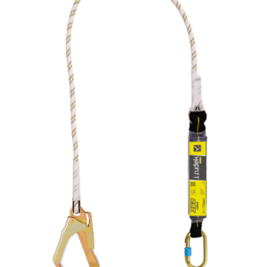 Irudek 362/180cm H Şok Emicili Keskin Kenar Tek Kollu Lanyard -Çelik 55mm Kancalı