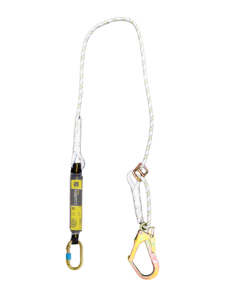 Irudek 364/200cm Ayarlanabilir Şok Emicili Tek Kollu Lanyard -Çelik 55mm Kancalı