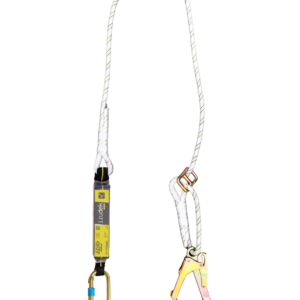 Irudek 364/200cm Ayarlanabilir Şok Emicili Tek Kollu Lanyard -Çelik 55mm Kancalı