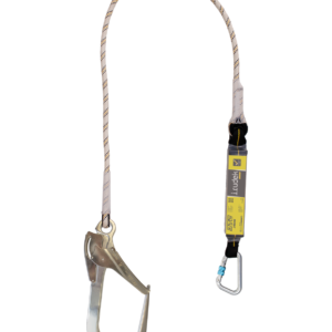Irudek 372/140cm Şok Emicili Tek Kollu Lanyard -Alum.60mm Kancalı