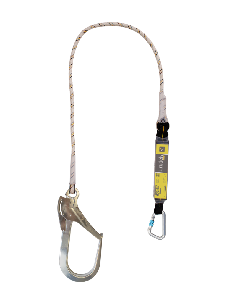 Irudek 372/140cm Şok Emicili Tek Kollu Lanyard -Alum.60mm Kancalı Irudek 372/140cm Şok Emicili Tek Kollu Lanyard -Alum.60mm Kancalı