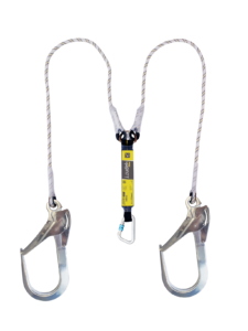 Irudek 373/180cm BH Şok Emicili Çift Kollu Lanyard -Alum.110mm Kancalı