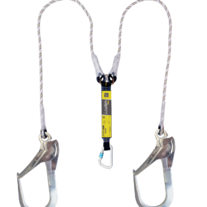 Irudek 373/180cm BH Şok Emicili Çift Kollu Lanyard -Alum.110mm Kancalı