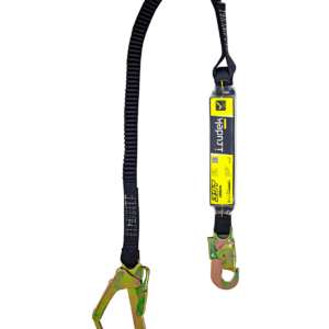 Irudek 397/180cm Webbing Şok Emicili Tek Kollu Lanyard -Çelik 55mm Kancalı