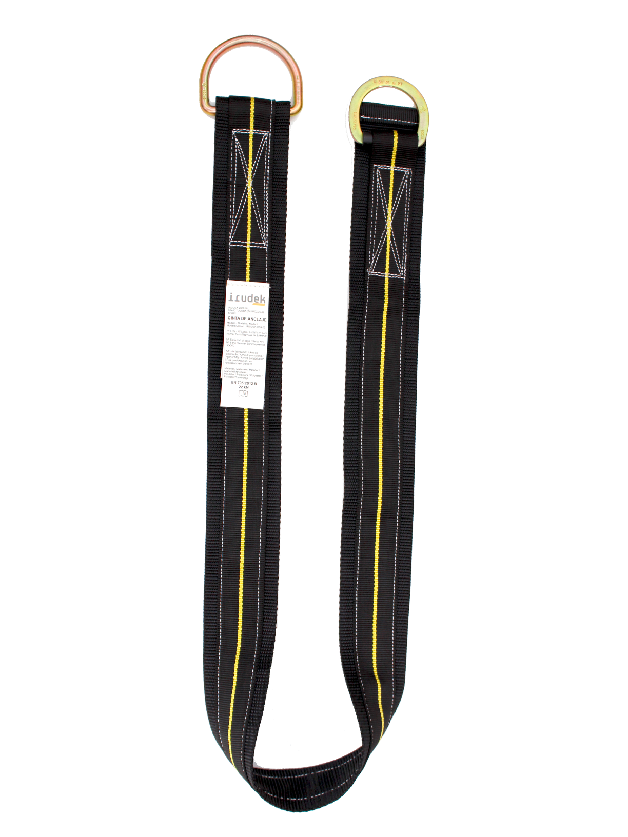 Irudek CTA02 D Halkalı Webbing Örme Ankraj Sapanı 150cm