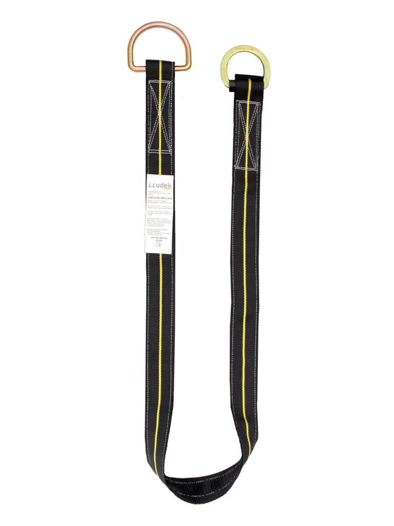 Irudek CTA01 D Halkalı Webbing Örme Ankraj Sapanı 120cm
