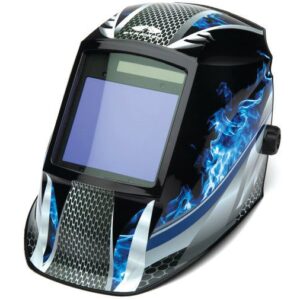 Pyramex Autodarkening welding helmet-manual 98x87mm-Fire Metal Kaynak Başlığı EWHAM3030FM