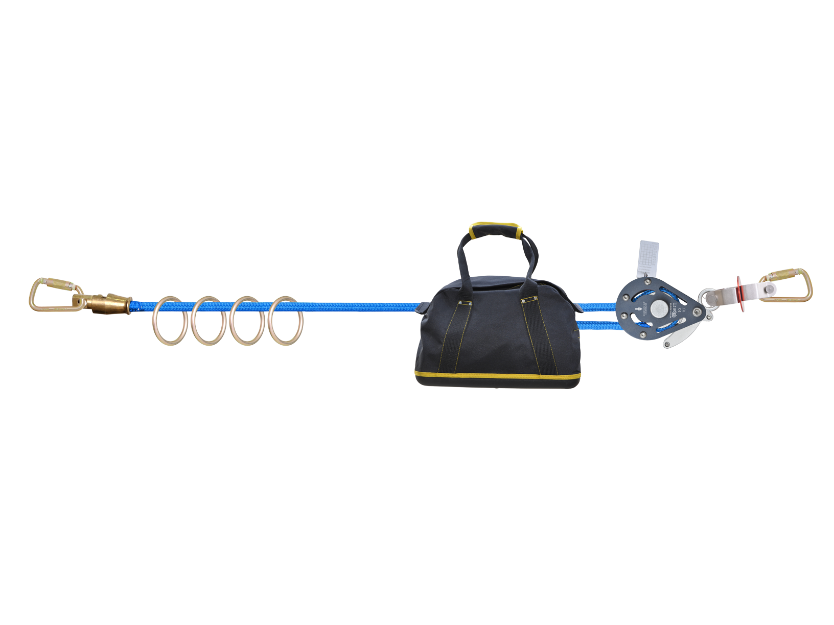 Irudek X4 LITE Portatif Geçici Yatay Yaşam Hattı 5-25m. Halat 4 kişilik