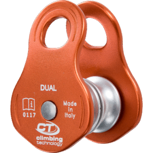 CT DUAL Pulley for redirecting two ropes