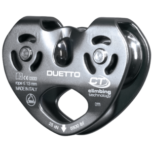 CT DUETTO NEW system equipped with 4 sealed ball bearings.