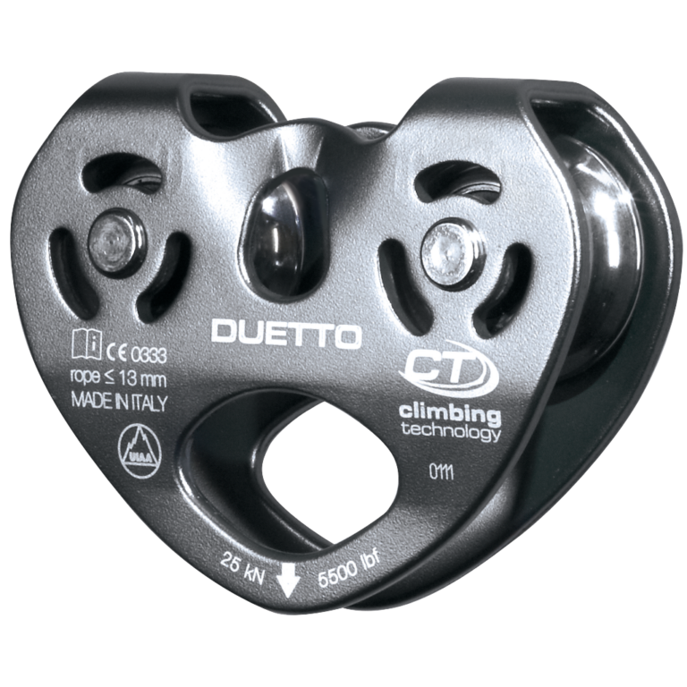 CT DUETTO NEW system equipped with 4 sealed ball bearings.