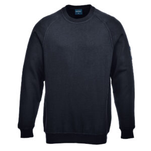 Portwest FR12 - FR Modaflame Antistatik Uzun Kollu Sweatshirt Lacivert  EN ISO 11612 A1, B1, C1, F1 EN 1149 -5 IEC 61482-2 IEC 61482-1-1, ATPV 15 CAL/CM²