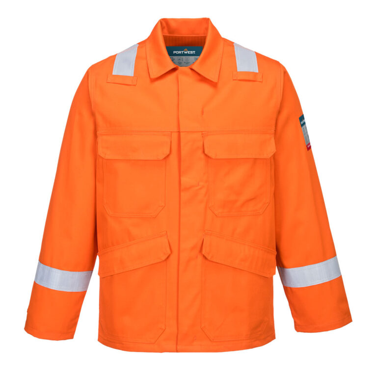 Portwest FR25 Bizflame Plus Ceket Lacivert  EN 1149 -5 ATPV 9.8 CAL/CM² EN ISO 11612  EN ISO 11611 Class 2  IEC 61482-2