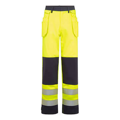 Portwest FR440 - Bizflame Work Hi-Vis Kontrast FR Alet Cepli EN ISO 11612 A1+A2, B1, C1, E3, F1 EN 1149 -5 IEC 61482-2 IEC 61482-1-1, ATPV 14 CAL/CM² Pantolon Sarı/Lacivert Portwest FR440 - Bizflame Work Hi-Vis Kontrast FR Alet Cepli EN ISO 11612 A1+A2, B1, C1, E3, F1 EN 1149 -5 IEC 61482-2 IEC 61482-1-1, ATPV 14 CAL/CM² Pantolon Sarı/Lacivert