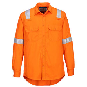 Portwest FR720 - FR Hafif Anti-Statik Gömlek Lacivert EN ISO 11612 A1+A2, B1, C1, E2,F1 EN ISO 11611 Class 1 A1+A2 EN 1149 -5 IEC 61482-2 IEC 61482-1-1 ELIM 9 CAL/CM², ATPV 9.7 CAL/CM²