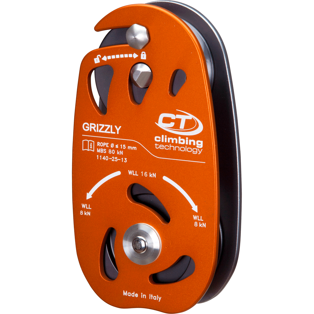 CT GRIZZLY Openable flange safety catch. WLL 16kn-8kN+8kN CT GRIZZLY Openable flange safety catch. WLL 16kn-8kN+8kN