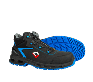 Garsport HEXA VIPER BOA MID S3S FO SR ESD Mikro Nubuk Siyah/Mavi İş Botu
