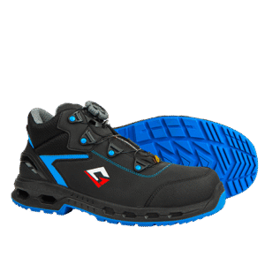 Garsport HEXA VIPER BOA MID S3S FO SR ESD Mikro Nubuk Siyah/Mavi İş Botu