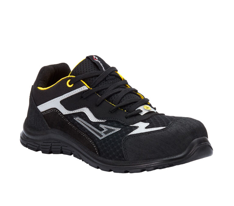 GarSport G1 PRO LOW E1 S1PS ESD Siyah/Beyaz Ayakkabı