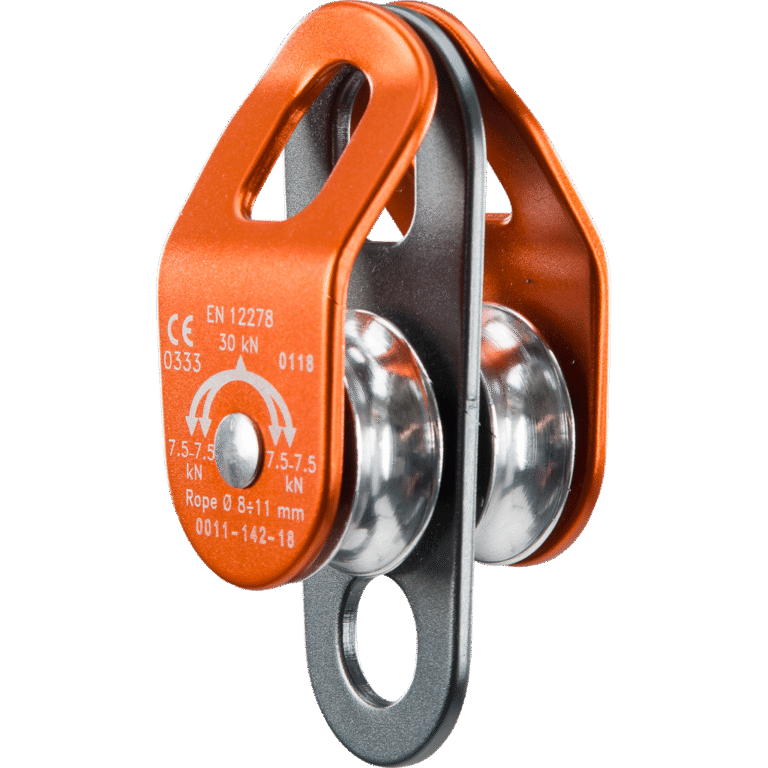 CT Up ROLL DOUBLE Compact Pulley 30kN 90% efficiency WLL 6kN
