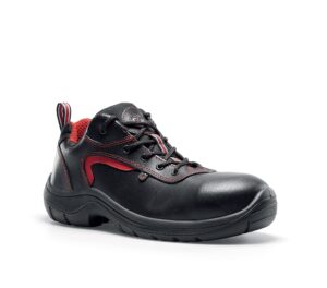 GarSport Giove Low S3 Siyah/Kırmızı Deri Kompozit Ayakkabı