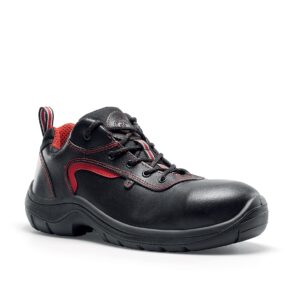 GarSport Giove Low S3 Siyah/Kırmızı Deri Kompozit Ayakkabı