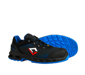 Garsport HEXA-G13 LOW E1 S1PS ESD Mikrofiber Siyah/Gri/Mavi İş Ayakkabısı