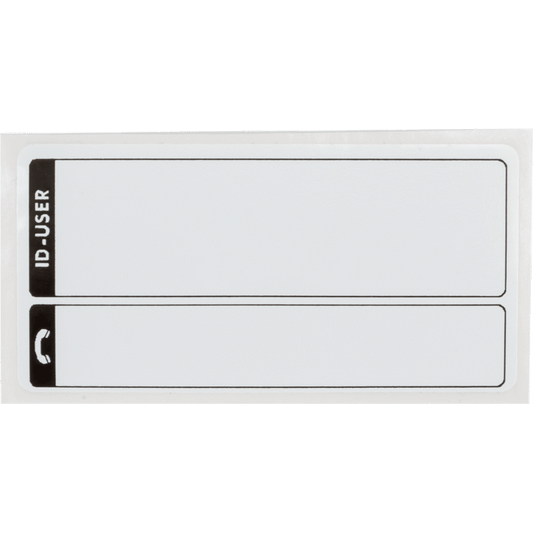 CT ARIES - ACCESSORIES - ID USER LABEL (suitable for all models)