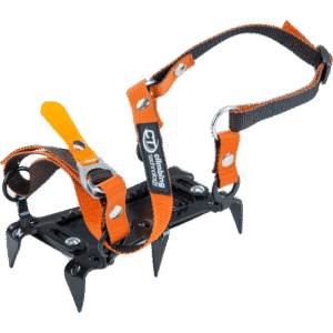 CT MINI CRAMPON 6P laced crampons - BLACK