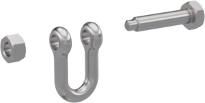 SKYLOTEC Schäkel mit Sicherung, 10 mm Halat bağlantısı için Paslanmaz Mapa 10mm pimli