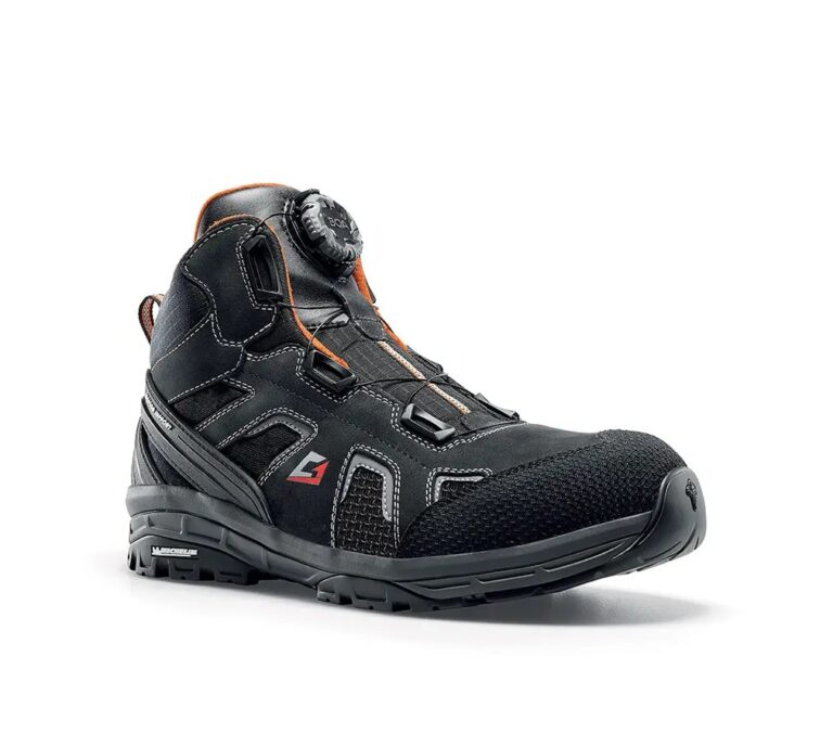 GarSport Gravel Mid 3 S3 Siyah/Turuncu BOA Bot