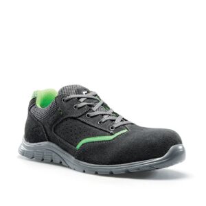 GarSport Kam 17 Low 1 S1P Siyah/Flu Yeşil Ayakkabı