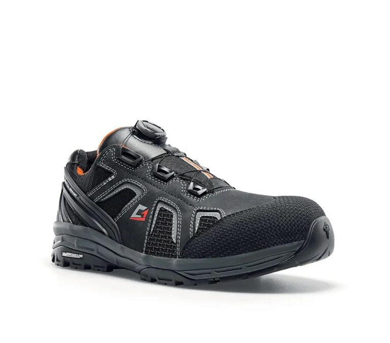 GarSport Gravel Low 3 S3 Siyah/Turuncu BOA Ayakkabı