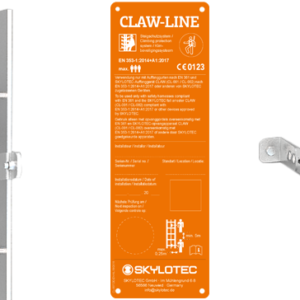 SKYLOTEC CLAW Set steel ladder Hazır 10m Standart Dikey Yaşam Hattı Seti