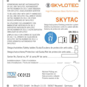 Skylotec SKYTAC Etiket TAC-0900